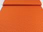 Preview: Patchworkstoff von Benartex aus der Serie Frogtastic Kreise orange terra